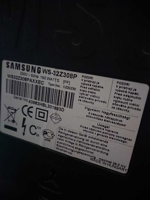 Vand TV Samsung WS-32Z308P functional