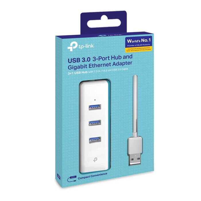 USB хаб и гигабитный Ethernet-адаптер TP-Link UE330