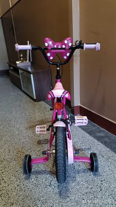 Детски велосипед Huffy Disney Minnie Mouse, 12" колела, розов.
