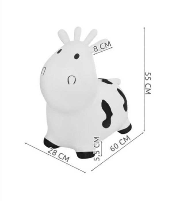 Jumper de cauciuc vaca gonflabila cu pompa inclusa