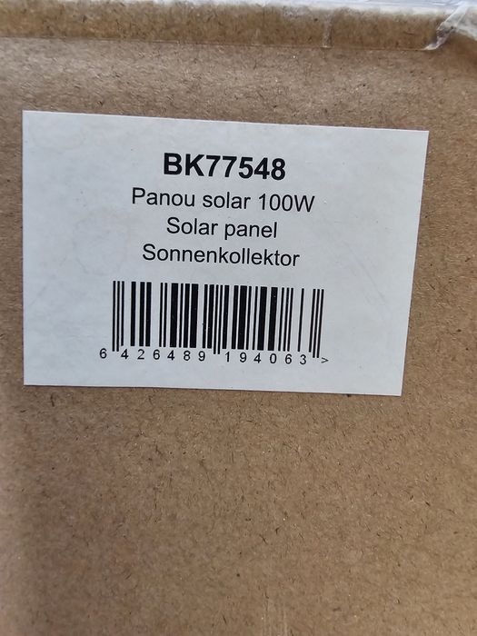 Fotovoltaic panu solar monocristalin 100w flexibil