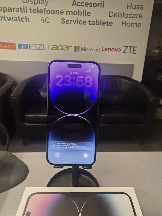 Apple Iphone 14 pro max 128GB, Deep Purple Necodat - Garantie