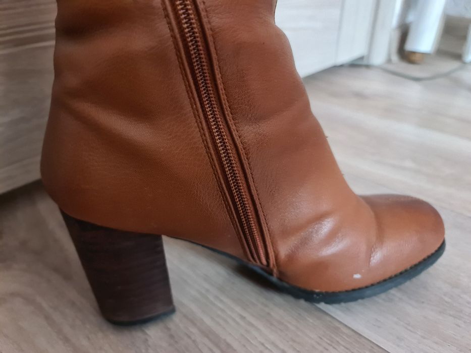 Зимние сапоги ботфорты