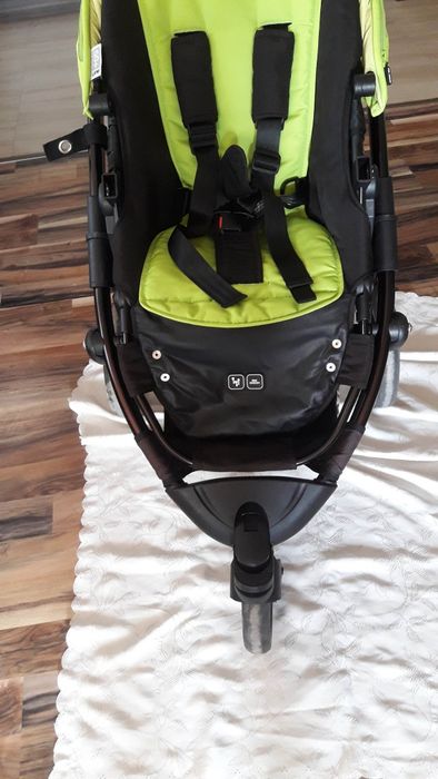 ABC Design Бебешка количка Cobra Black Lime