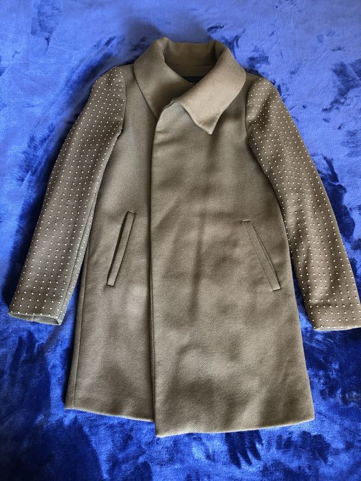 Zara каки палто с капси, XS