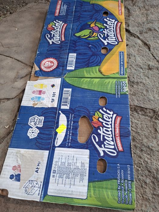 Банановый коробка новый
