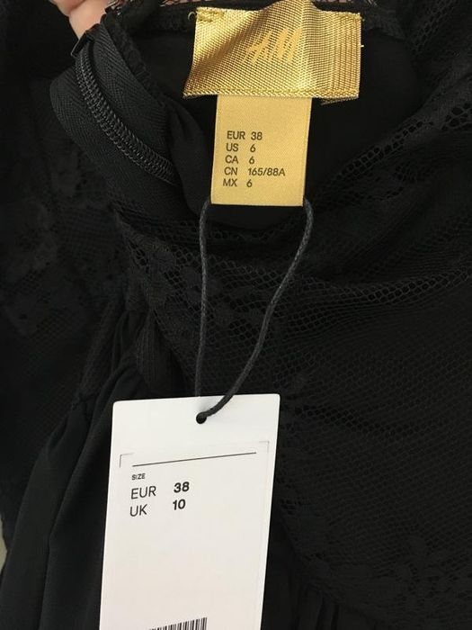 Официална рокля с гол гръб H&M