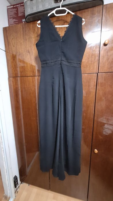 Черен гащеризон с дантела