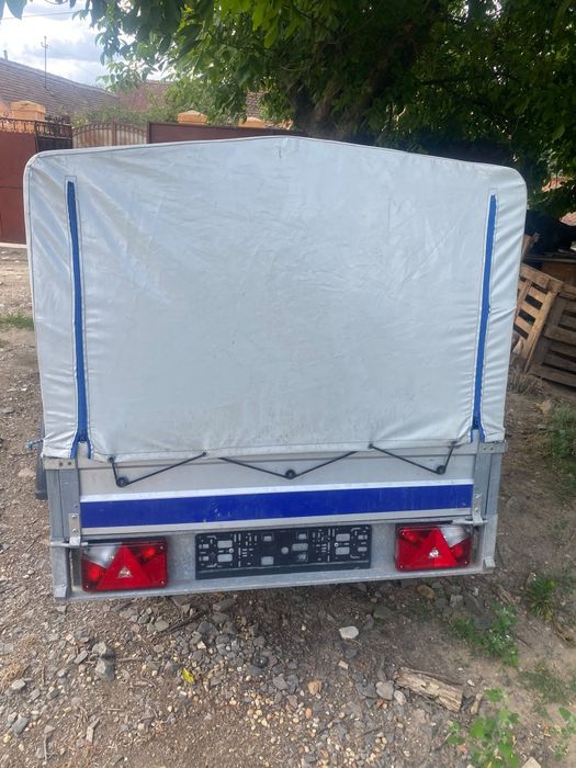 Remorca 750kg fara sistem de franare cu prelata