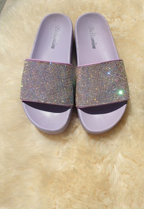 Papuci glam cu talpă înaltă – mărimea 37