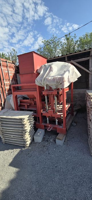 Станок пескаблока шлакаблока