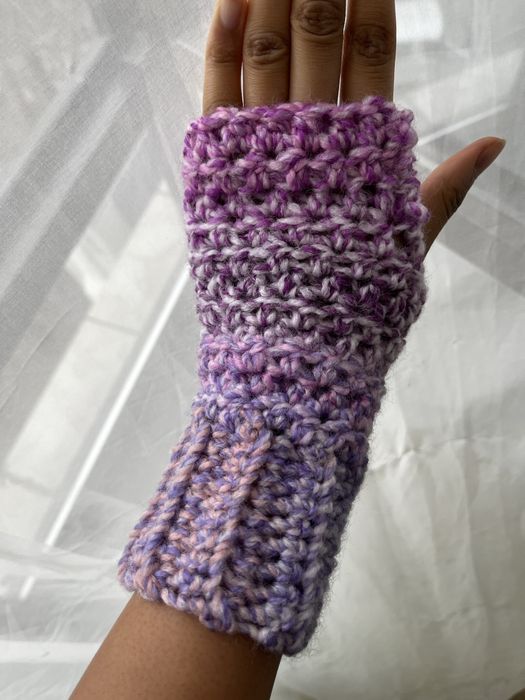 Mănuși croșetate handmade