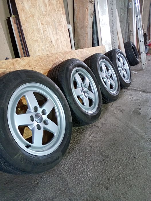 AUDI оригинални джанти със летни гуми 205/55/16 7J ET35 5x112 цо66