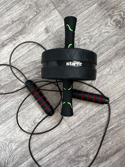 Скакалка и колесо для пресса новые