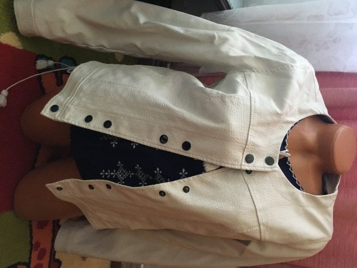 Jacheta geaca dama din piele ecologică mr.40 M Grain de Malice Franta