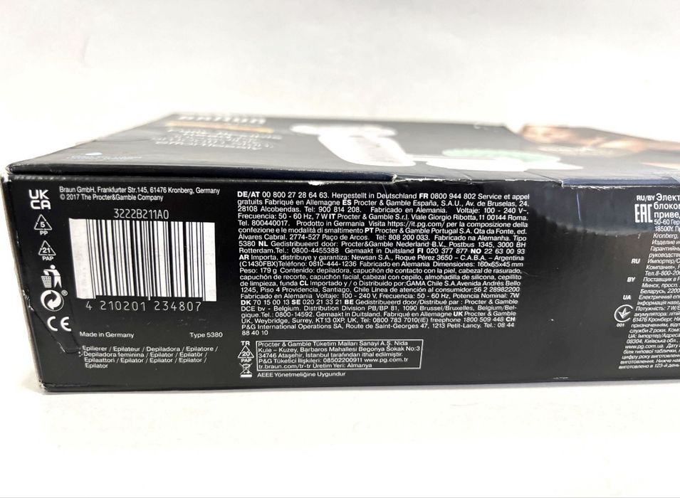 Epilator Braun Silk-epil 9 Flex 5380, NOU/Sigilat  - Garantie !!!
