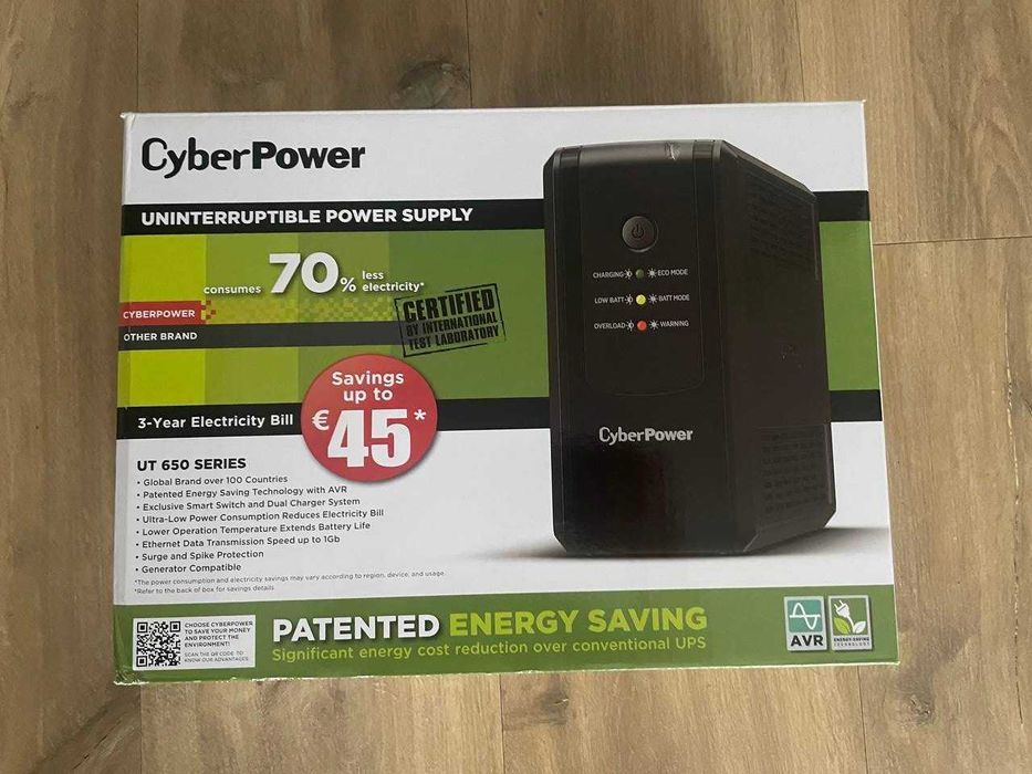 UPS Cyberpower UT650EG, 650VA\360W, 3 Prize Schuko - stare foarte buna