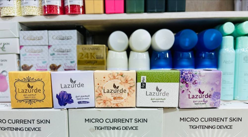 Lazurde Deodorant Cream - bu haddan tashqari terlash uchun originali
