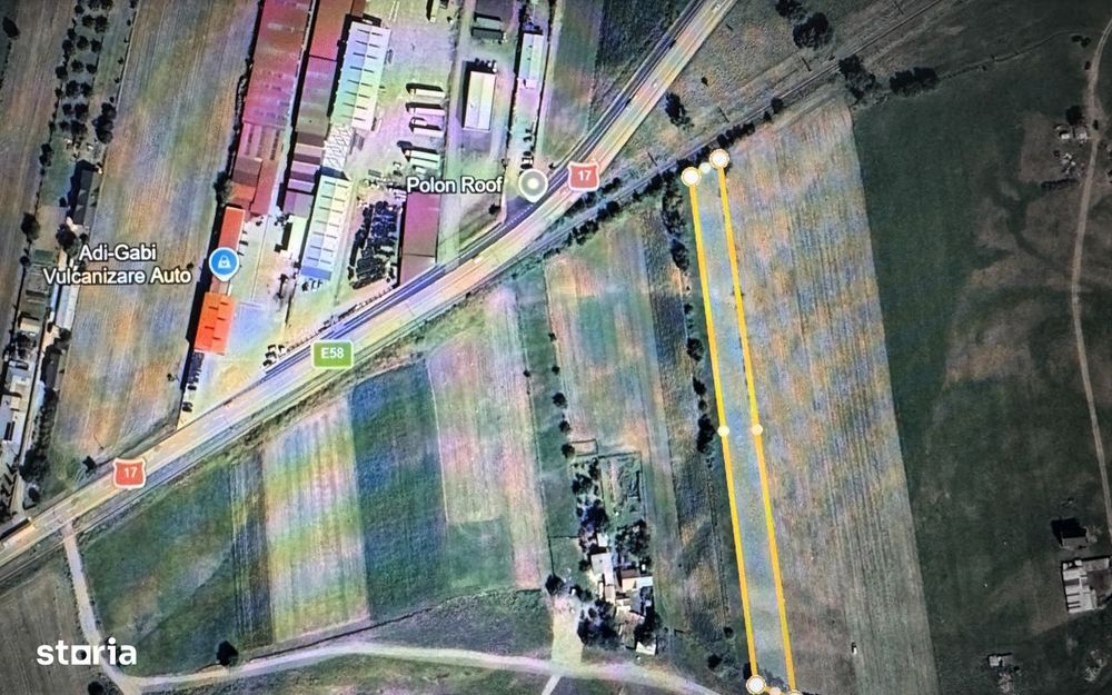 Teren de 3310 mp cu acces facil