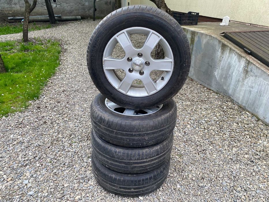 Jante Volkswagen 15” + cauciucuri vară 195/65/R15