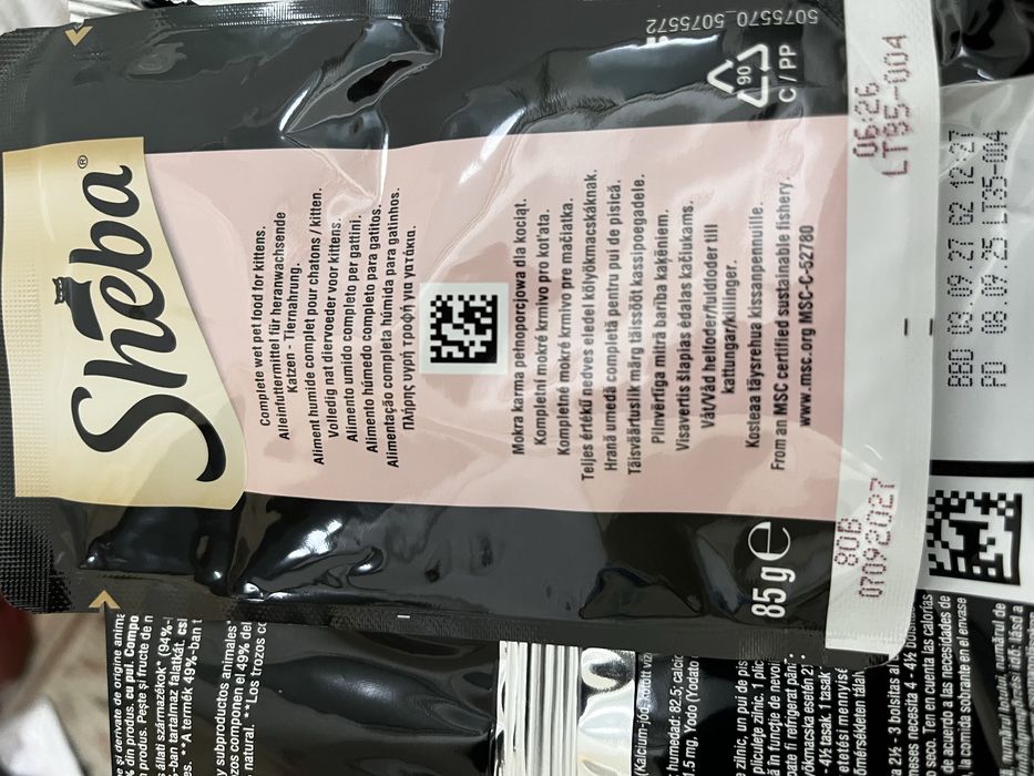 Sheba Kitten Somon In Sos 21 x 85g