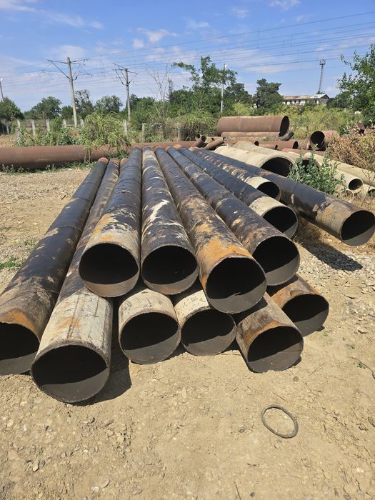 Vand teava metalica stare buna 406x8 protectie subtraversarea 190 lei