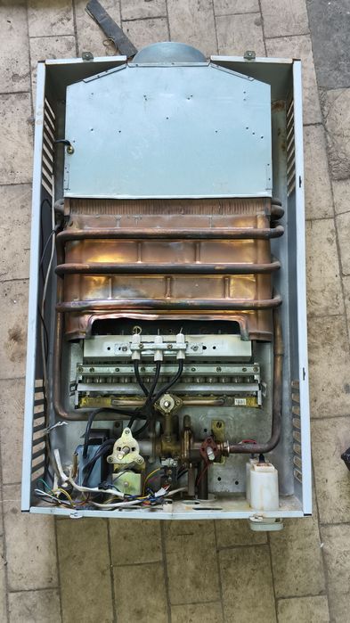 Медная газовая колонка 10 литров