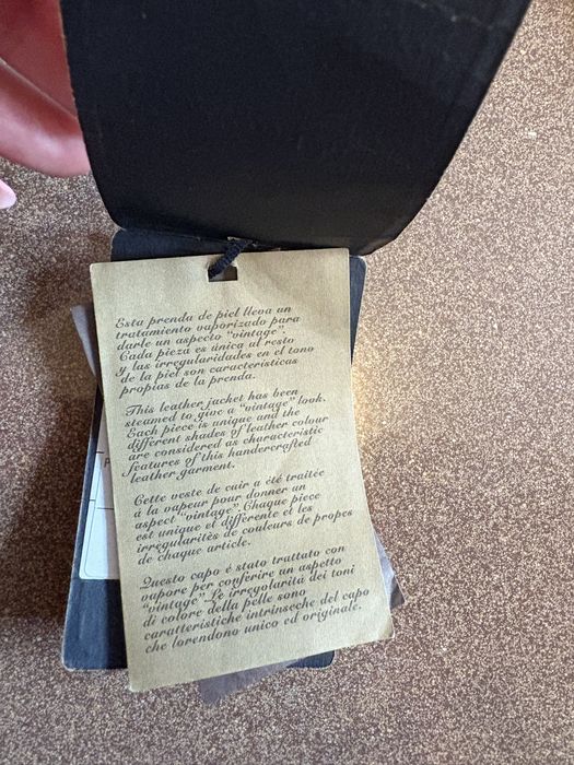 Geaca de piele barbati Massimo Dutti