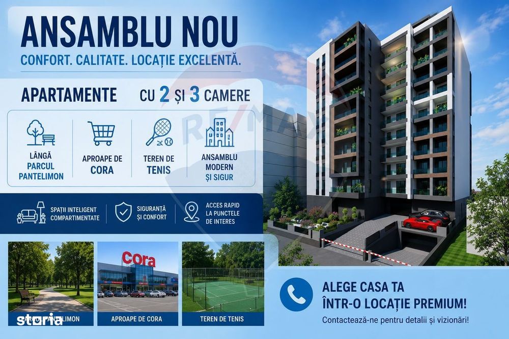 Apartament cu 2 camere de vânzare în zona Pantelimon — fotografia 1