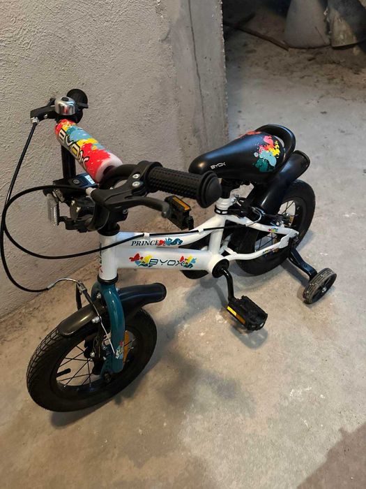 Детски велосипед Byox, Prince, бял, 3 години +