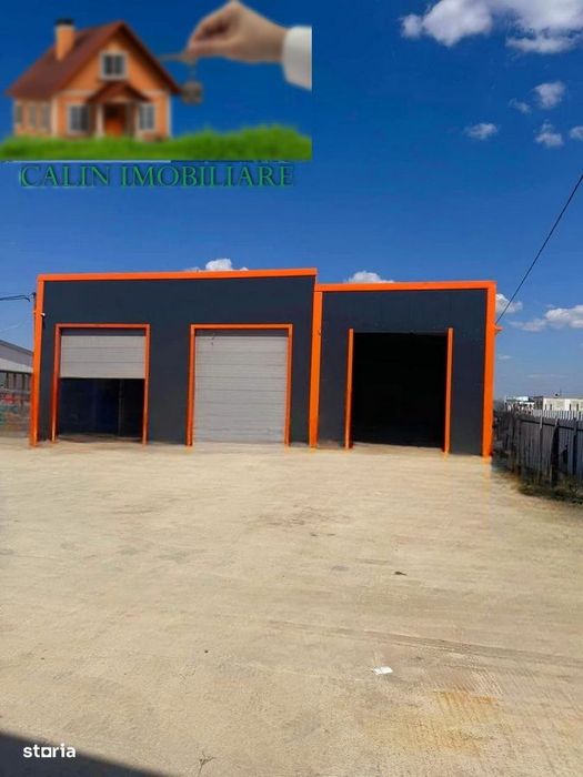 DE VÂNZARE 2 Hale Industriale 590 mp si 270 mp Family Market Tomesti
