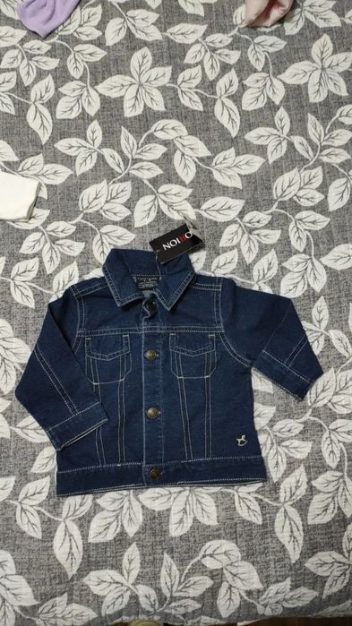 Фирменная курточка под джинсу на мальчика до года