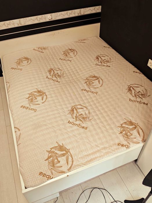 Топ матрак SleepMode Bamboo Massage 160x200 см, 8 см, 10/10 като нов