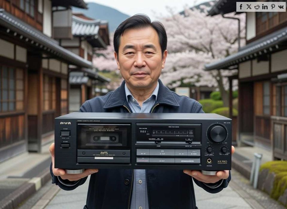 Профессиональная кассетная дека Aiwa AD-F410