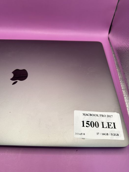 Macbook Pro 2017 I7 16Gb 512Gb •Amanet Matei Crangasi•30LVCF