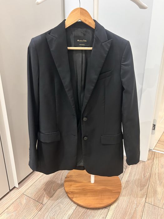 Massimo Dutti Лятно елегантно сако от фина студена вълна за градски шик
