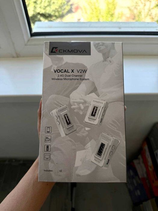 CKMOVA Vocal X V2W, двухканальная беспроводная микрофонная система