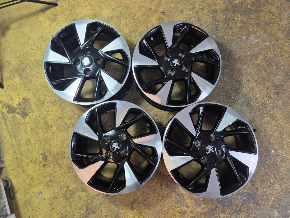 4 Jante Aliaj 4x108 16'' 6.5J ET 32 - OEM Opel Corsa Mokka - Citroen C4 Cactus Aircross - Peugeot 308 208 2008 NOI - MODEL 2026 !