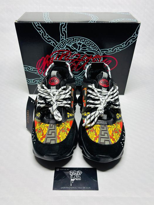 Versace chain reaction negru galben