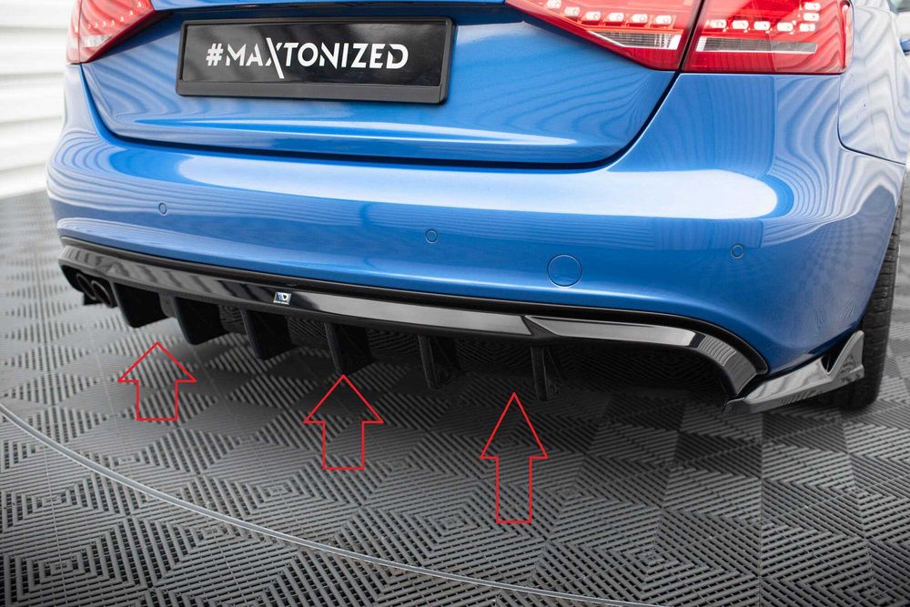 Difuzor bara spate Audi A4 SLine Sedan Avant S4 B8 08-12 v30 Maxton