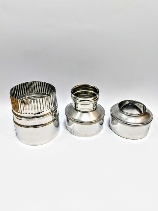 Димоотводи и кюнци от неръждаема стомана, единични и изолирани с вата