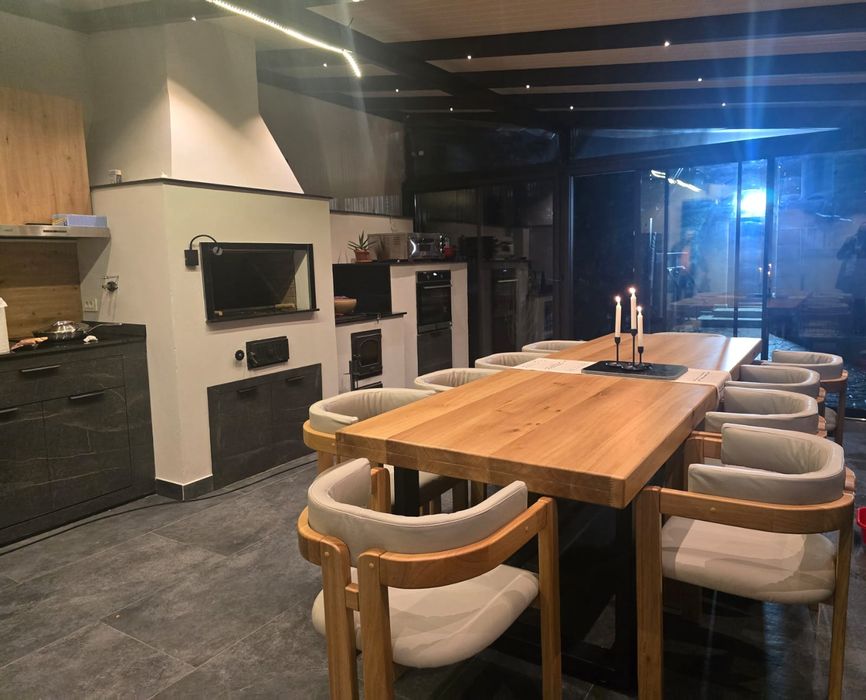 Masa dining stejar masiv