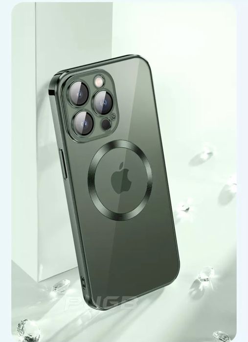 Iphone 13/14/15/16E/17/PRO/MAX Husa Silicon Margine Luxury Magsafe