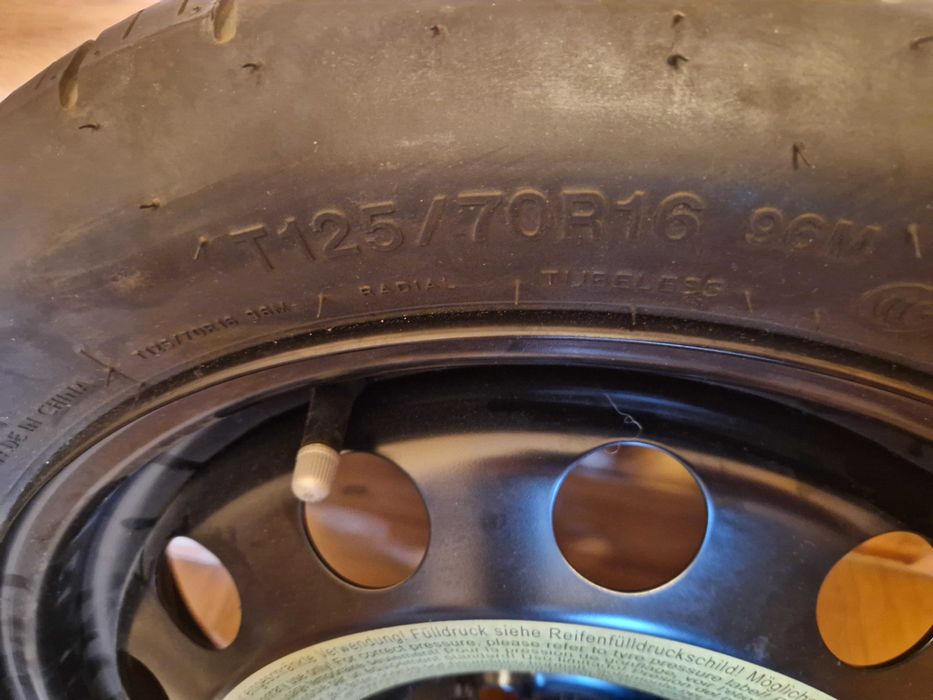 Резервна гума Hankook T125/70/16