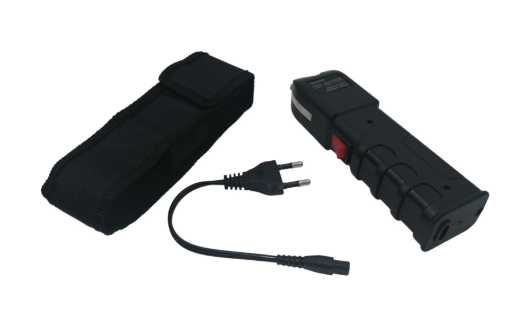 Електрошок за самозащита, вграден фенер, TW-928, 150000 W