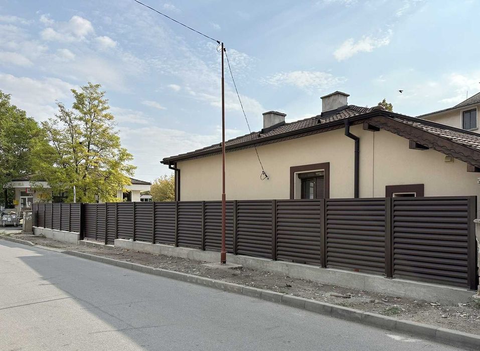 ПРОМОЦИЯ - Метална ограда - тип Щора, ламелна ограда, ограда за двор