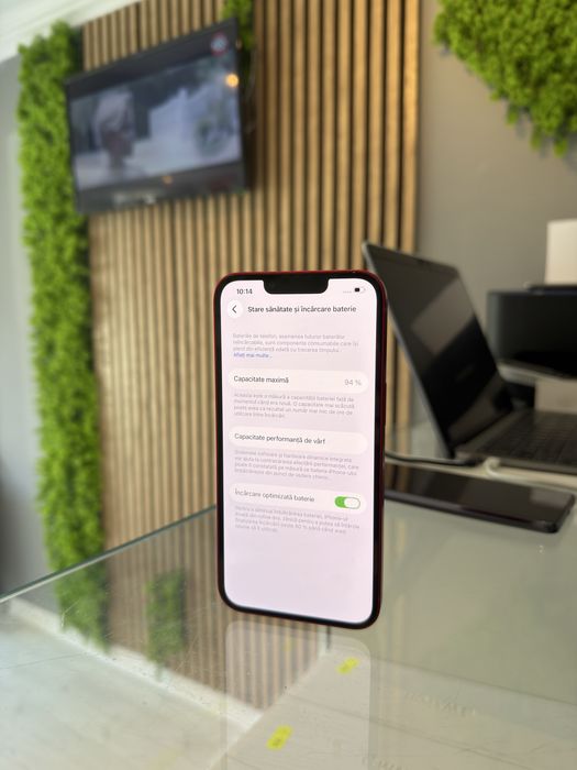 **ATS GSM**iPhone 13 128Gb Red/Baterie92%/Grad A/Fact+Gar 12 luni