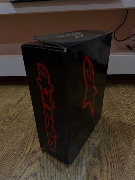 Ghete Moto Alpine Stars Negre Marime 45.5 In Cutie Originala