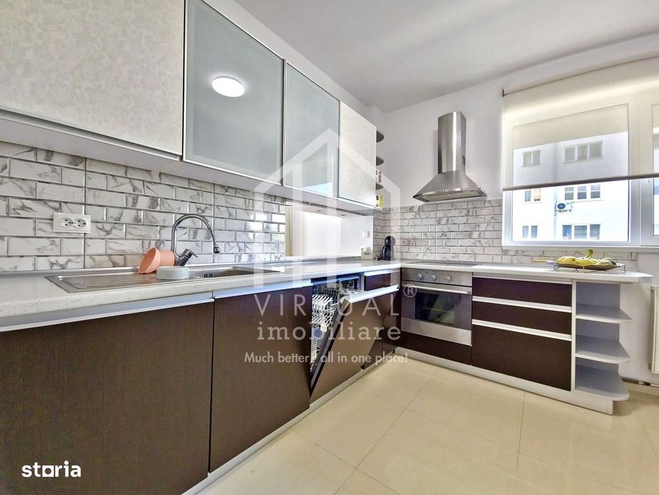 Apartament cu 3 camere, 92mp utili+teresa 23mp, bloc cu lift, etaj 2
