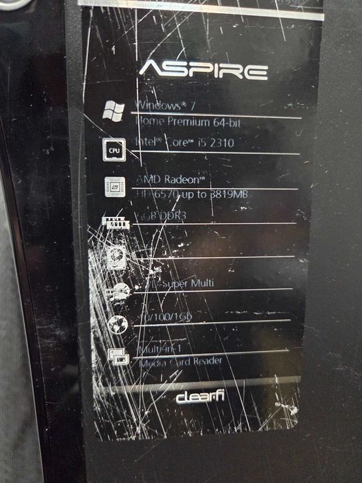 Unitate PC Calculator Acer Intel Core i5-2310 6 GB DDR3 RAM SSD 120 GB